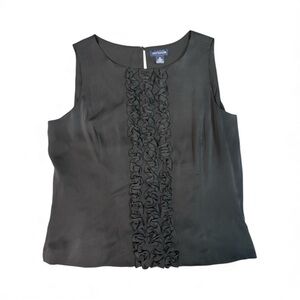 Ann Taylor women’s Black Sleeveless Blouse size 16